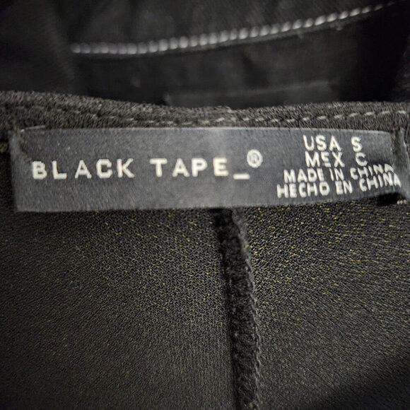 Black Tape_ Black & White Stripe Jumpsuit Size S - Picture 10 of 11